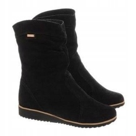 Olivier Cizme din piele Emi Black negru 2