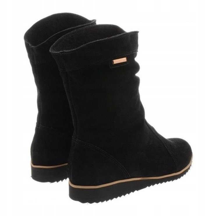 Olivier Cizme din piele Emi Black negru 3