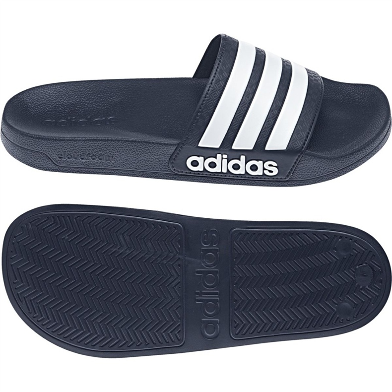 Papuci Adidas Adilette Shower AQ1703 alb albastru marin 5