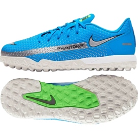 Pantof de fotbal Nike Phantom Gt Academy Tf Jr CK8484 400 albastru albastru 1