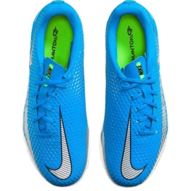 Pantof de fotbal Nike Phantom Gt Academy Tf Jr CK8484 400 albastru albastru 2