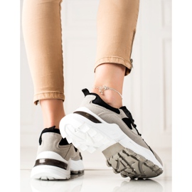 Sweet Shoes Adidași gri și negri negru 1 Sweet Shoes Adidași gri și negri negru 1