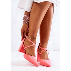 PS1 Pompe de damă cu toc în roz neon Future 2 PS1 Pompe de damă cu toc în roz neon Future 2