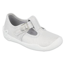 Pantofi pentru copii Befado argintiu alb 115X001 gri 4