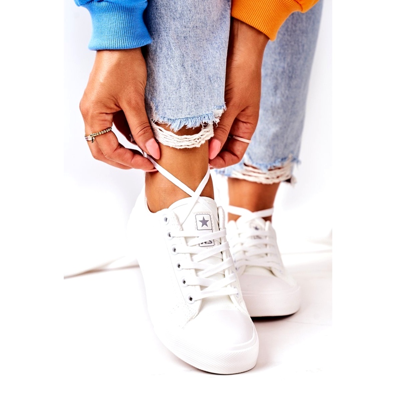 News Pantofi de damă albi 21SP02-1200 3