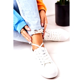 News Pantofi de damă albi 21SP02-1200 1