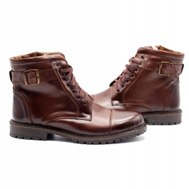 Olivier Cizme de zăpadă pentru bărbați 910MP maro închis 3