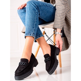 Mocasini de piele intoarsa neagra LA.FI negru 1 Mocasini de piele intoarsa neagra LA.FI negru 1