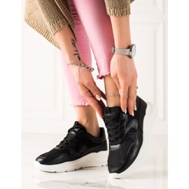 TRENDI Adidași negri clasici negru 2