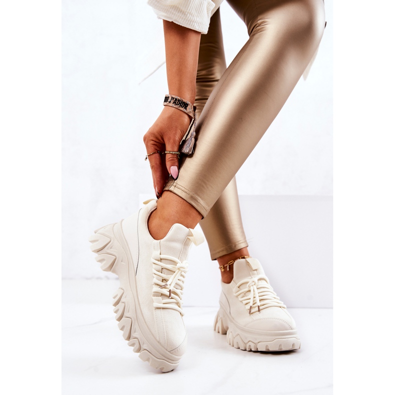 PS1 Pantofi sport dama Pantofi Bej deschis Miles 2