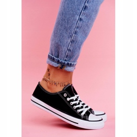 PS1 Adidași negri Omerta cu talpă albă negru 2