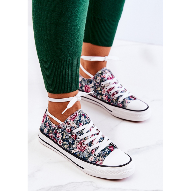 FS2 Adidași Joși Cu Flori Desiree Verzi verde 2