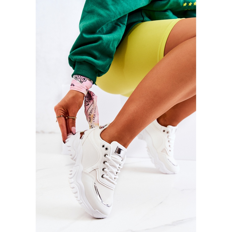 FS2 Adidași Pe Platformă Alb Sallie argint 1