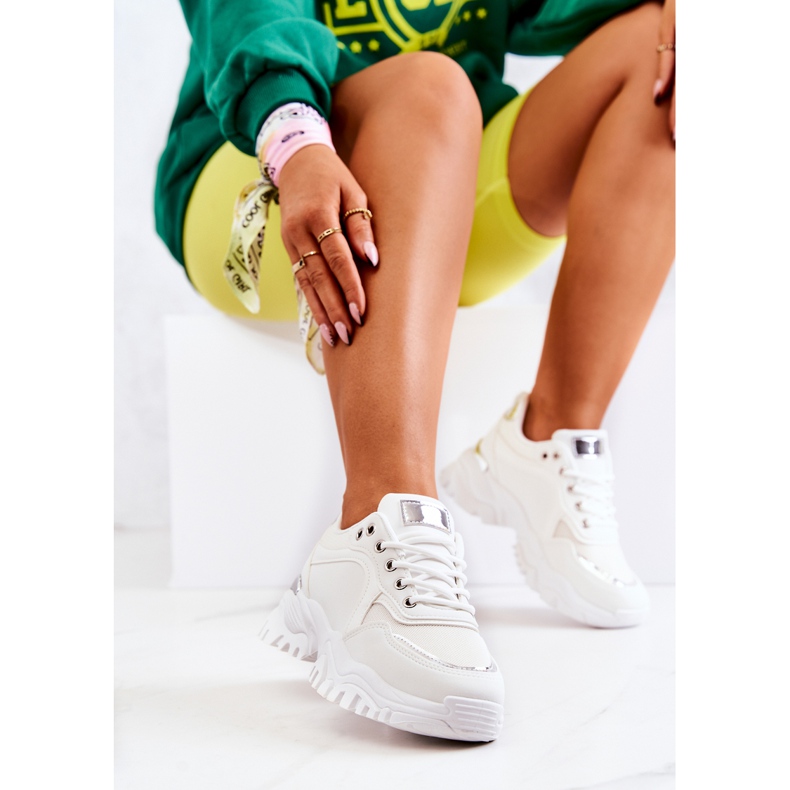 FS2 Adidași Pe Platformă Alb Sallie argint 2