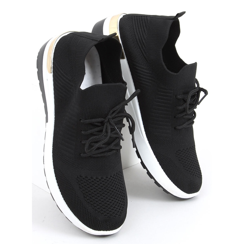 Welo Pantofi sport cu șosete negre negru 2 Welo Pantofi sport cu șosete negre negru 2