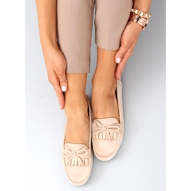 Mocasini Quest Beige pentru dama bej 2 Mocasini Quest Beige pentru dama bej 2