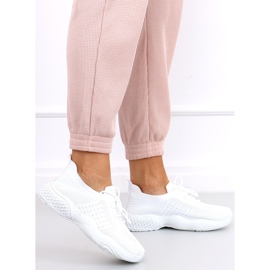 Pantofi sport Yetto White sosete alb 1