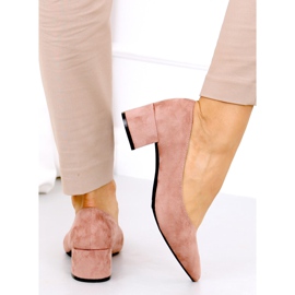 Pompe cu toc mic Millen Pink roz 2