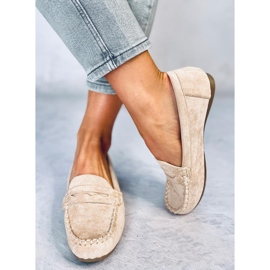 Mocasini dama Brato Beige bej 2