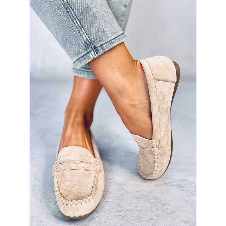 Mocasini dama Brato Beige bej 2