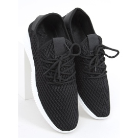 Utto Black sosete pantofi sport negru 2