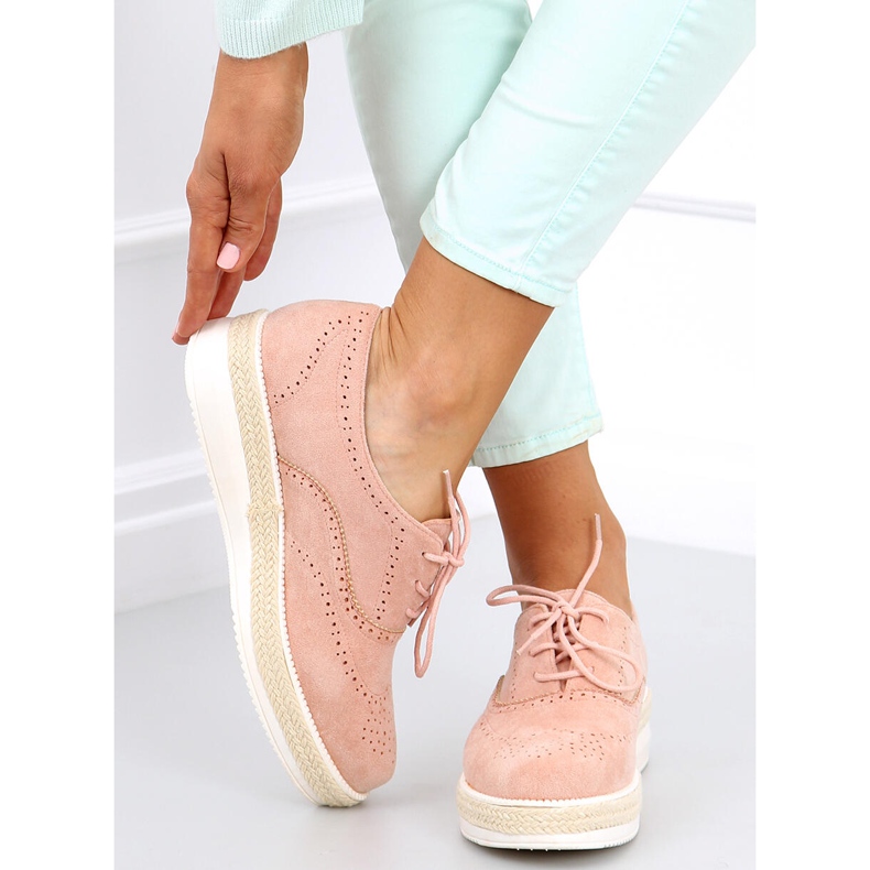 Pantofi dama espadrile Apia Pink roz 2 Pantofi dama espadrile Apia Pink roz 2