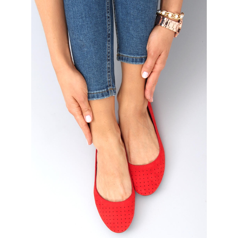 Balerini ajurati Ameli Red roșu 1