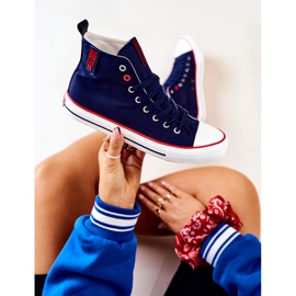 Tenisi înalți Big Star JJ274125 Bleumarin albastru 1