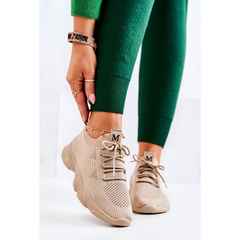 PS1 Pantofi sport Pantofi Tesatura Bej inchis Nolene 2 PS1 Pantofi sport Pantofi Tesatura Bej inchis Nolene 2