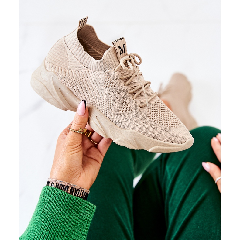 PS1 Pantofi sport Pantofi Tesatura Bej inchis Nolene 1 PS1 Pantofi sport Pantofi Tesatura Bej inchis Nolene 1