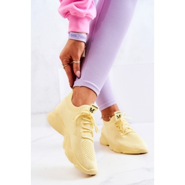 PS1 Pantofi Sport Material Tenisi Galben Nolene 2