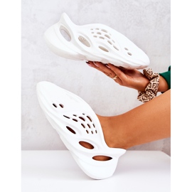 PS1 Pantofi sport ușori din spumă albă pe val 1 PS1 Pantofi sport ușori din spumă albă pe val 1