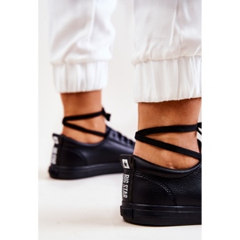 Tenisi din piele Big Star JJ274312 Negri negru 1