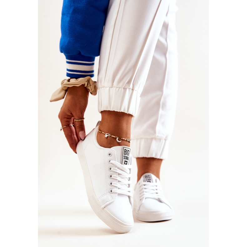 Tenisi din piele Big Star JJ274311 Alb 2