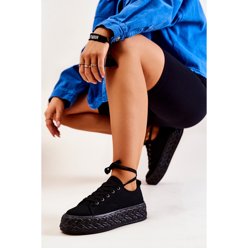 PS1 Adidași pe o platformă Suzane neagră masivă negru 2 PS1 Adidași pe o platformă Suzane neagră masivă negru 2