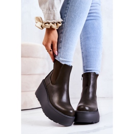 PS1 Cizme calde Montiano verde închis 2 PS1 Cizme calde Montiano verde închis 2