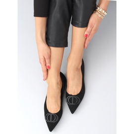 Arte Balerini negri cu degete migdale negru 1 Arte Balerini negri cu degete migdale negru 1