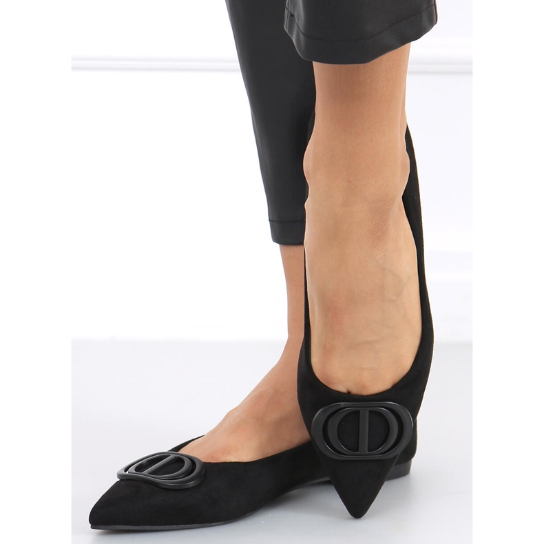 Arte Balerini negri cu degete migdale negru 2 Arte Balerini negri cu degete migdale negru 2