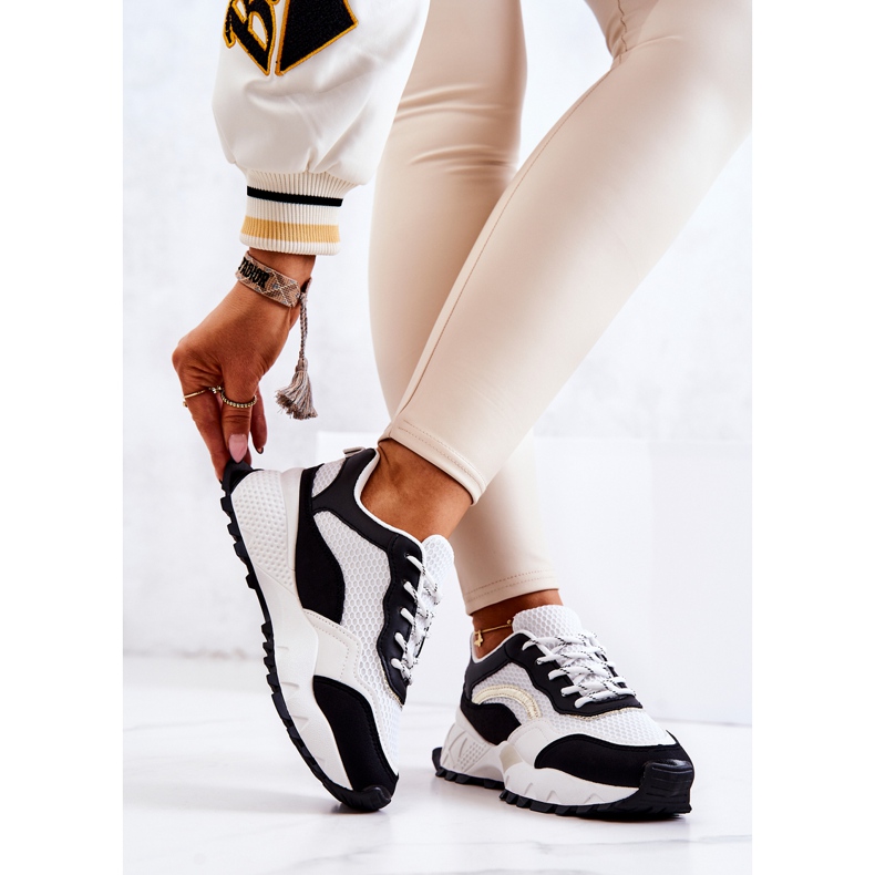 PS1 Pantofi sport Tenisi Alb-negru Revenge 2 PS1 Pantofi sport Tenisi Alb-negru Revenge 2