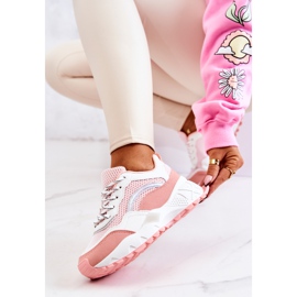 PS1 Pantofi Sport Pantofi Roz și Alb Revenge 2 PS1 Pantofi Sport Pantofi Roz și Alb Revenge 2