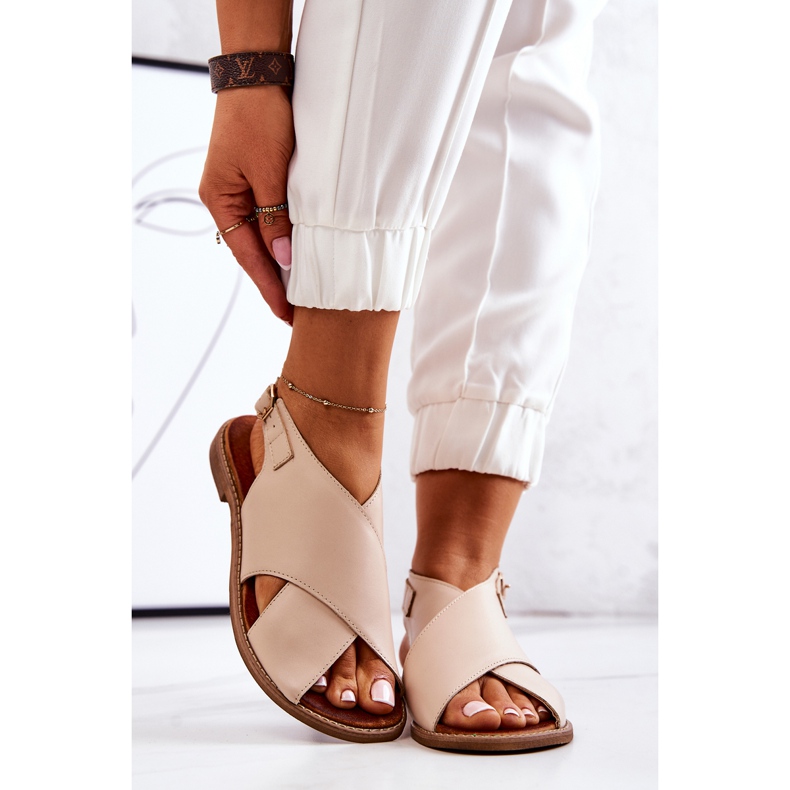 Lewski Shoes Sandale Piele Lewski 3019 Bej 2