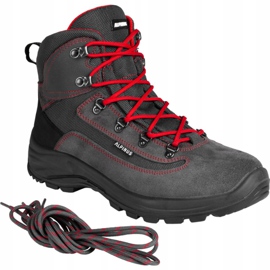 Pantofi de trekking Alpinus Brahmatal High Active GR43321 roșu gri 1
