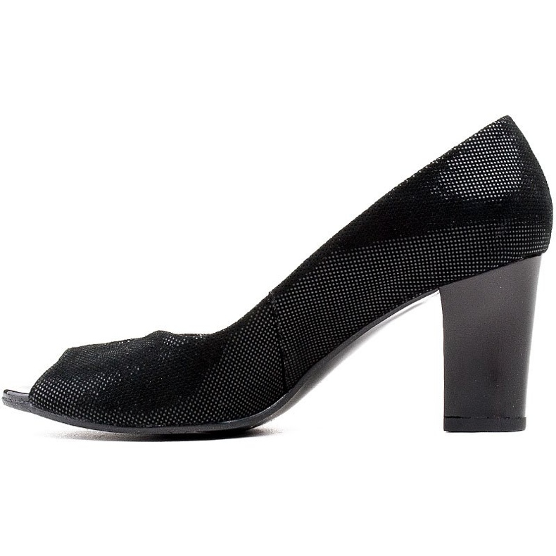 Marco Shoes Pompele negre 316P cu o tăietură practică în față negru 2