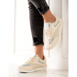 TRENDI Pantofi sport ușori bej 1