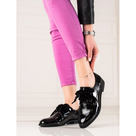 La.Fi Pantofi eleganti cu siret negru 1