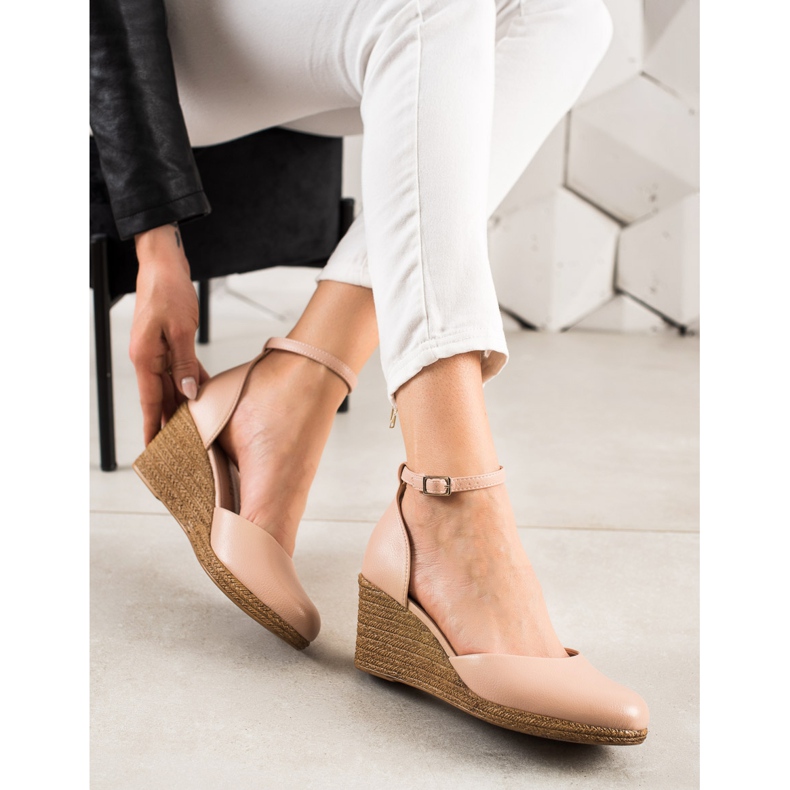 W. Potocki Sandale Pompe Pe Koturnie Potocki bej 1