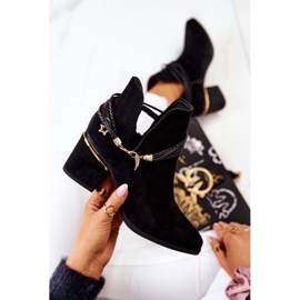 PS1 Cizme Cowboy Inessa Neagră De Căprioară Cu Dungi negru 1 PS1 Cizme Cowboy Inessa Neagră De Căprioară Cu Dungi negru 1