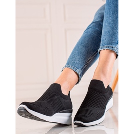 Goodin Tenisi Slip-On Wedge negru 1
