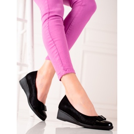 Pompe cu brocart Vinceza negru 1