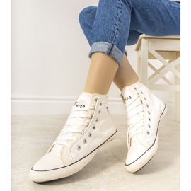 # deteriorați # Tenisi de damă Torna albi la gleznă # DAMAGATI # 1